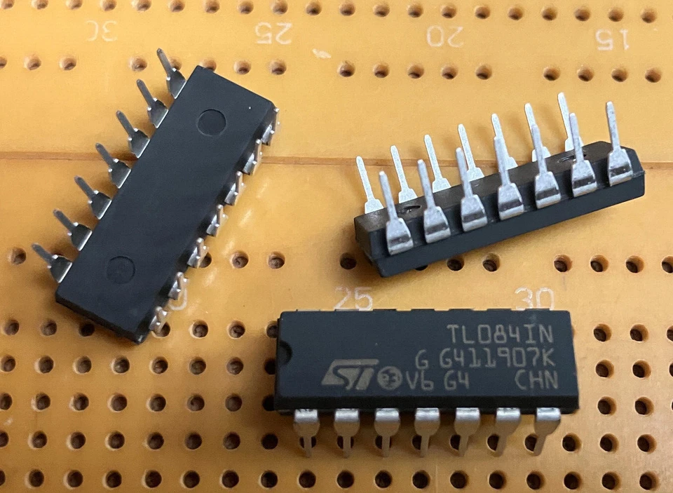 TL084IN Quad OP Amp JFET 3MHz 16V/us Short Protected DIP-14 STM Multi Qty - Image 1 of 1