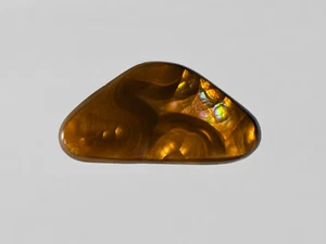 IGI Certified MEXICO Fire Agate 10.57 Cts Natural Untreated Brown Free Form - Picture 1 of 2