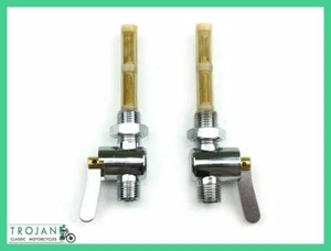 PETROL TAPS, LEVER TYPE, MAIN, RESERVE, STD, 1/4 x 1/4 (PAIR) 83-2800, 83-2801 - Picture 1 of 1