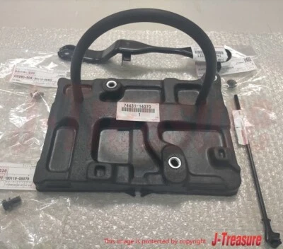 TOYOTA SUPRA JZA80 MK4 93-98 Bandeja de batería genuina y juego de abrazaderas y tuercas OEM Foto 1 de 4