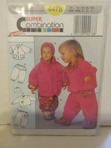 Burda 4478 boys & girls Top & pants sizes 12m - 4yrs UNOPENED - Picture 1 of 2
