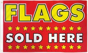 Fahnen hier verkauft Flagge 3x5 Fahnen hier Banner Schild Fahnen hier verkauft Werbefahne - Bild 1 von 2