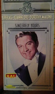 Sincerely Yours (VHS) 1955 camp classic stars Liberace and Dorothy Malone - Picture 1 of 1