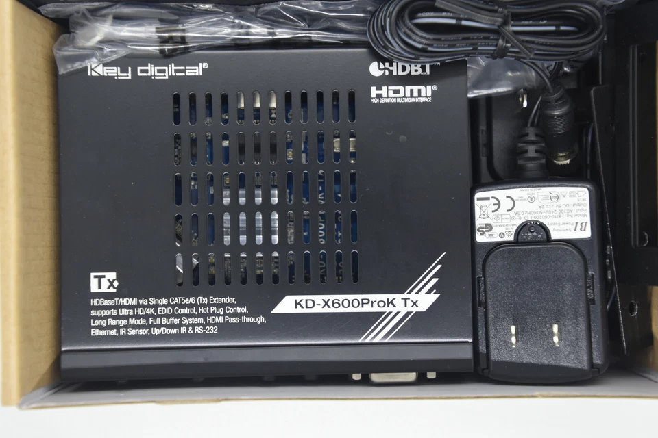 KD-X600ProK HDBaseT/HDMI via Single CAT5e/6 (Tx + Rx Set) Extenders - Image 1 of 1