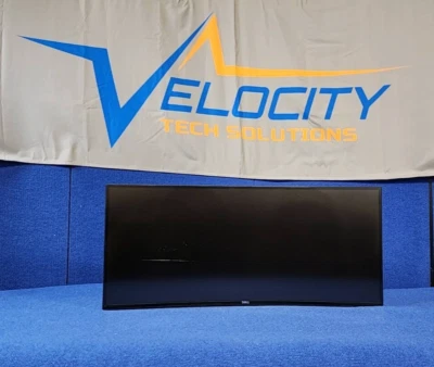 DELL U3417W 34" Curved Monitor - No Stand - Grade B - Unit Only no power cable - Image 1 of 3