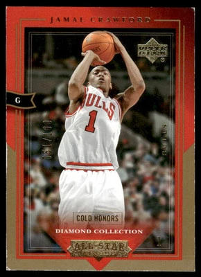 2004-05 Upper Deck All-Star Lineup #12 Jamal Crawford Star Lineup - Dorado #/100 Foto 1 de 2