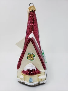 Kurt S Adler POLONAISE® große Kirche ROT Weihnachtsschmuck - NEU - ETIKETT - BOX - Bild 1 von 7