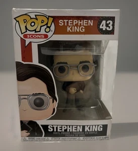 Funko Pop! Icons Stephen King Horror/Sci-Fi Author #43 figurina in vinile nuova con scatola - Foto 1 di 7