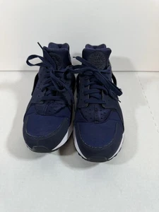 Nike Air Huarache Shoes 13 Mens Blue Black Athletic Running Sneakers 318429-412 - Picture 1 of 10