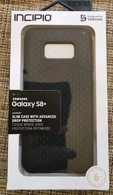 Funda delgada Incipio Haven con protección contra caídas para Samsung Galaxy S8+ negra nueva Foto 1 de 3