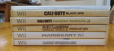 Lot of 6 Nintendo Wii Games - Call of Duty And Mario - Image 1 of 3