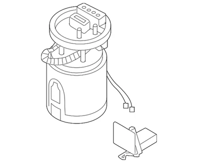 Conjunto de bomba de combustible original Audi 8E0-919-051-CQ Foto 1 de 2