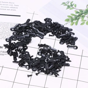 100 Pcs Back Plate Buckle Nails for Hanging Pictures Frame Hanger Kit - Picture 1 of 11