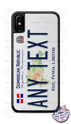 Dominican Republic License Plate Phone Case For iPhone 16 Samsung s25 A54 Google - Image 1 of 4