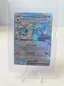Vaporeon ex - (Prismatic Evolutions Stamp) 023/131  - Bild 1 von 2