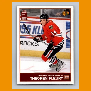 Theo Fleury /275 #33 2003-04 Pacific Exhibit Blue Backs Chicago Blackhawks Card - Picture 1 of 3