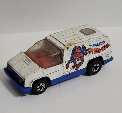 Mira telescópica Hot Wheels Mattel The Amazing Spider-Man 1978 furgoneta vista trasera Foto 1 de 4