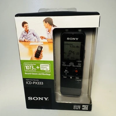 Sony Digital Voice Recorder ICD-PX333 Handheld 4 GB Internal Memory New Sealed - Image 1 of 4
