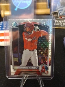 2025 Bowman Chrome Prospect Anyelo Marquez Card #BCP-201.  42/100 Mo-Jo - Bild 1 von 7