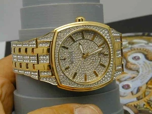 Bulova Phantom Crystal Pave Dial Men's Watch 98B323 - Picture 1 of 14