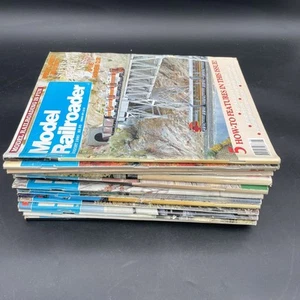 Revistas de modelismo ferroviario vintage revistas 1990-1991 década tren - lote de 15 - Imagen 1 de 4