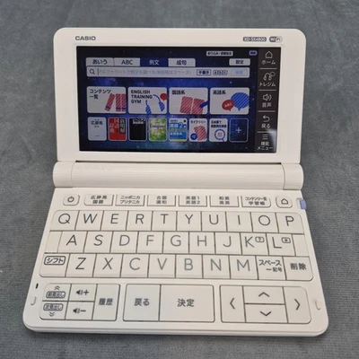 Casio EX Word XD-SX4800 Japanese English Electronic Dictionary White WORKING - Image 1 of 4