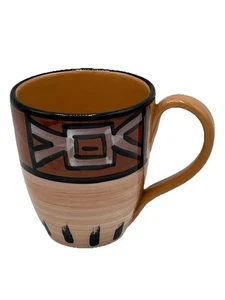 Starbucks Coffee Mug Tribal Made In Italy Hand Painted - Picture 1 of 7