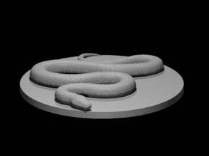 Constrictor Snake Mini - DND - Pathfinder - Dungeons & Dragons - RPG - Tabletop - Imagen 1 de 1