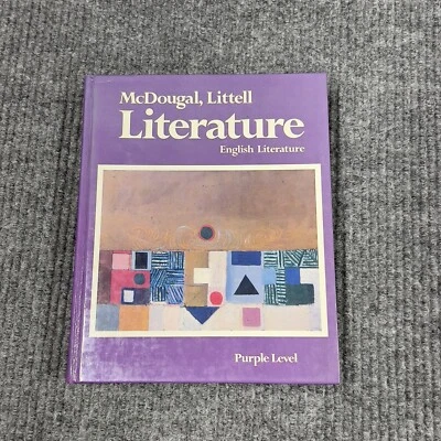 McDougal Littell Literature Purple Level English Text Book Year 1985 - Image 1 of 4
