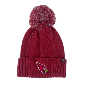 '47 Arizona Cardinals NFL Cuffed Knit Winter Pom Beanie Hat Cap Womens OS - Picture 1 of 4