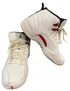 Nike Air Jordan 12 Retro Twist Bianco Rosso Uomo Taglia 11 CT8013-106 Sneakers con Scatola - Foto 1 di 13