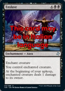 MTG 4x ENSLAVE EXC - SCHIAVIZZARE - TSR - MAGIC - Picture 1 of 1