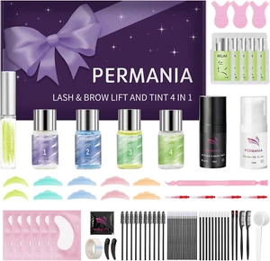 Kit Laminazione Ciglia Con Tinta Nera | Lash Tint and Tint | Contiene Gli Strume - Foto 1 di 12