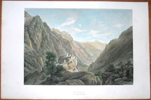 Impresión Meyer 1862 MISOX (MESOLCINA), PASO DE SAN BERNARDINO, SUIZA, #38 - Imagen 1 de 1