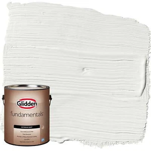 1 Gallon Fundamentals Exterior Paint White Semi-Gloss Low-VOC - Picture 1 of 7