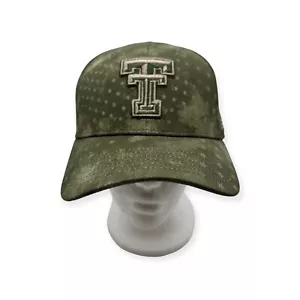 Under Armour UA Freedom Texas Tech Red Raiders Adjustable Hat Cap Stars Camo NWT - Picture 1 of 7
