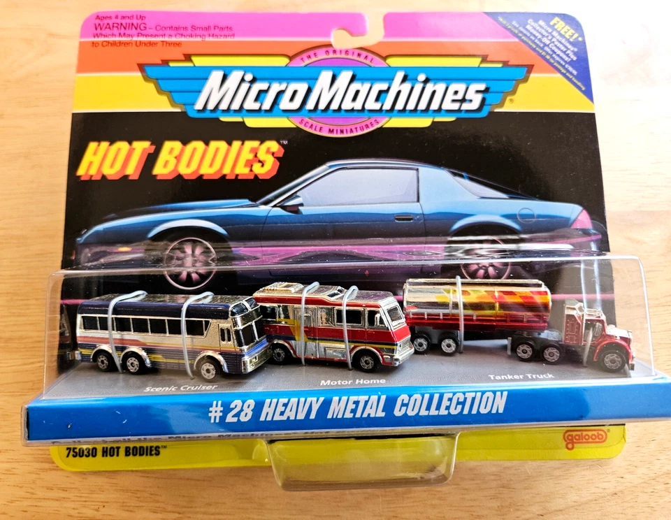1993 Micro Machines - Hot Bodies # 28 Heavy Metal Collection Trucks (Brand New) - Image 1 of 4