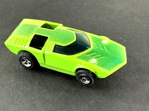 vtg Aurora Slot Car Too Much GTX Lime Green toy HO t-jet thunderjet 500 UNTESTED - Picture 1 of 15