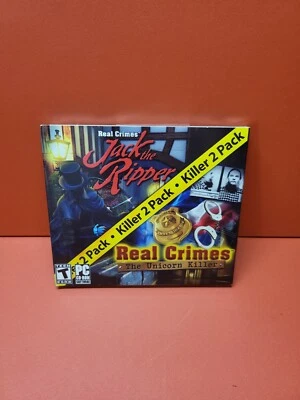 Real Crimes Killer 2 Pack Jack the Ripper The Unicorn Killer (PC ,2010) ~ Sealed - Image 1 of 2