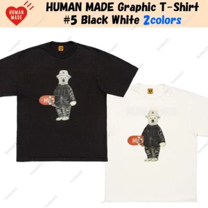 HUMAN MADE Graphic T-Shirt #5 Black White 2colors Size S-3XL - Picture 1 of 5