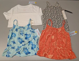 Cat & Jack Girls Tank Tops & White Shirt - Lot of 4 Size S (6/7) - Picture 1 of 9