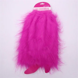 Plush Leg Warmers - Pink - Picture 1 of 1