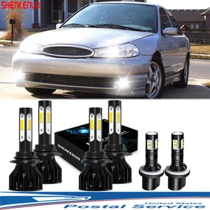 Para Ford Contour 1995-2000 6X Faro LED haz alto bajo + bombillas antiniebla K9 - Imagen 1 de 12