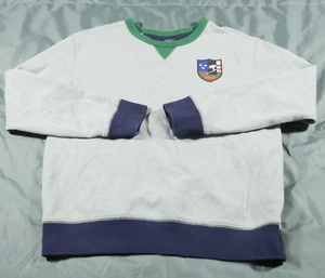 Ralph Lauren Sweater Boys Large Gray Crest Ski Olympics Performance Pullover - Picture 1 of 11