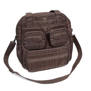❤️ Lug Puddle Jumper Original Walnut Brown Weekender + Pouch - Picture 1 of 8