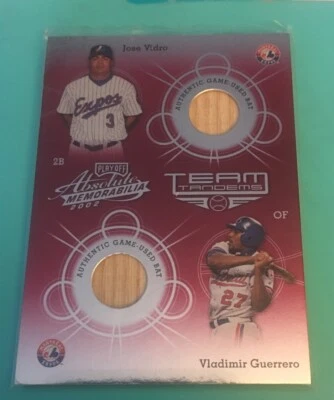 Absolute Memorabilia Team Tandems Spectrum #17 2002 (EXPOS) V. Guerrero/J.Vidro Foto 1 de 2