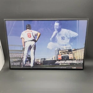 Cal Ripkin, Jr. and Lou Gehrig Framed Wall Print 17.25 x 11.25 - Picture 1 of 4