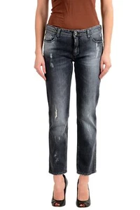 C'N'C Costume National Women's Gray Stretch Cropped Jeans US 26 IT 40 - Picture 1 of 5