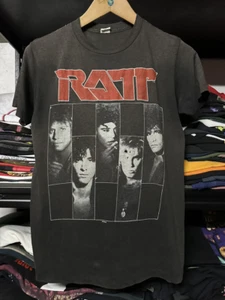 Vintage 80s Ratt American Glam Metal Tour Distressed Tee - Picture 1 of 2