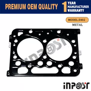 New Z402 Cylinder Head Gasket 15821-03310 For Kubota Engine (Metal) - Picture 1 of 6